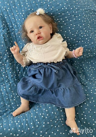 Кукла реборн из молда Саския