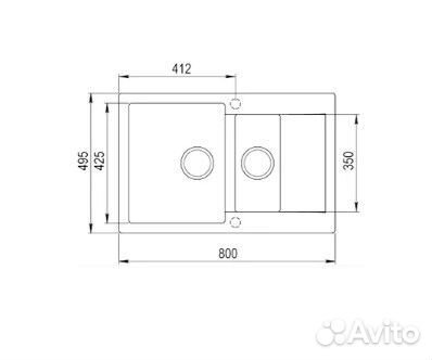 Мойка для кухни из искусственного камня
