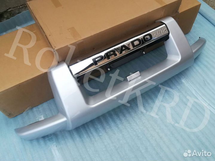 Кенгурятник Land Cruiser Prado 120 в Наличии Сереб