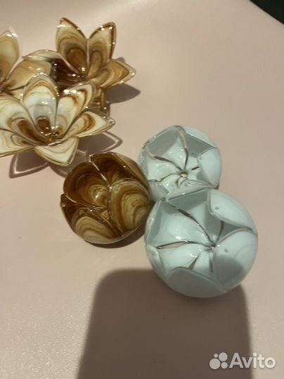 Стеклянные подвески для люстры цветные