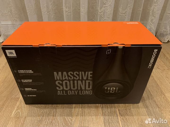 Портативная акустика JBL Boombox 2, 80 Вт, black