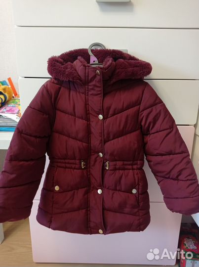 Куртка зимняя для девочки Zara, 116 см