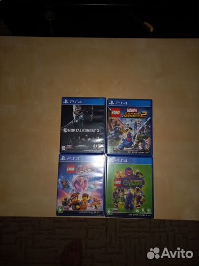 Диски с играми для PS4