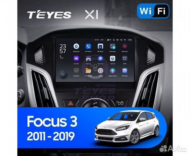 Магнитола teyes Ford Focus 3 Mk 3 2011-2019 9