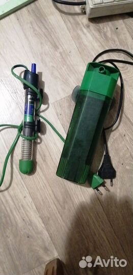 Аквариумн фильтр и нагреватель воды