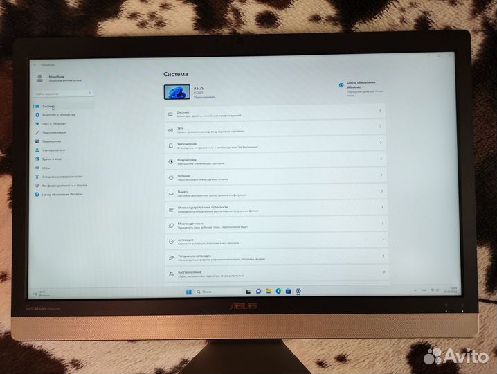 Моболок Asus, Win 11