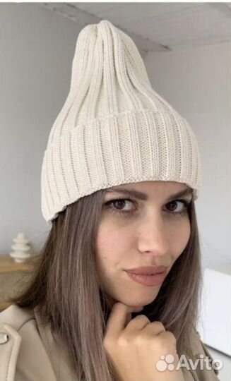 Шапка бини женская