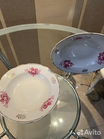 Сервиз столовый Кахла»Роза 25 предметов