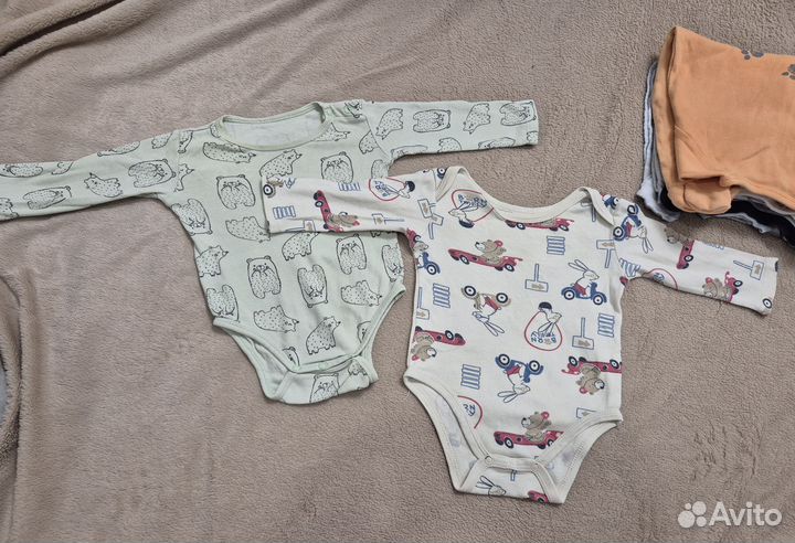 Детские вещи пакетом на мальчика 56 62 68