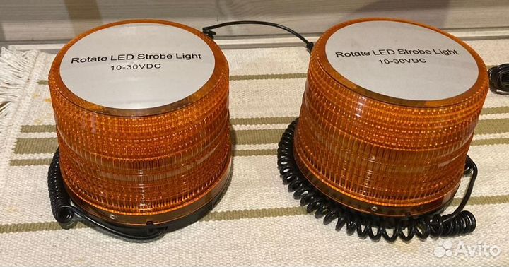 Маяк проблесковый оранжевый