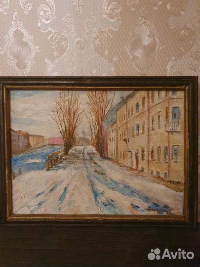 Картина маслом на холсте ручная работа