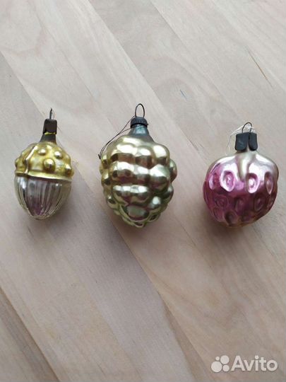 Елочные игрушки 60-х годов