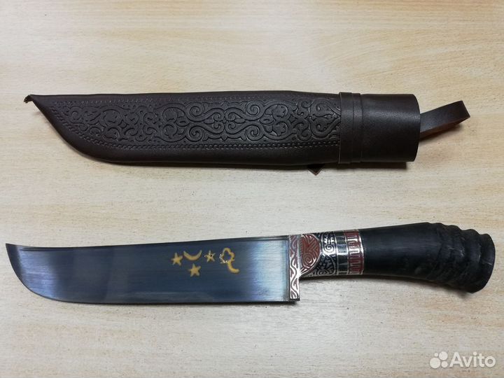 Нож Пчак большой №1(рукоять кость)