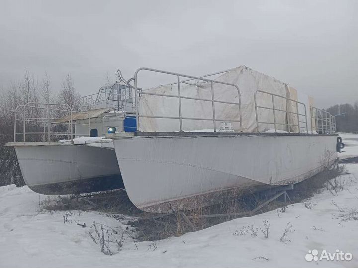 Катамаран хаусбот
