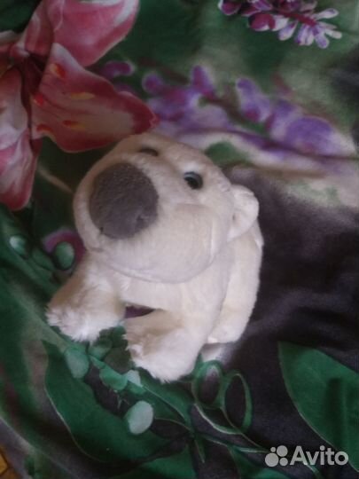 Игрушка мягкая белый медвежонок Leonune Toys