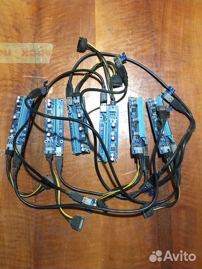 Комплект райзеров ver. 006c 6 штук в сборе