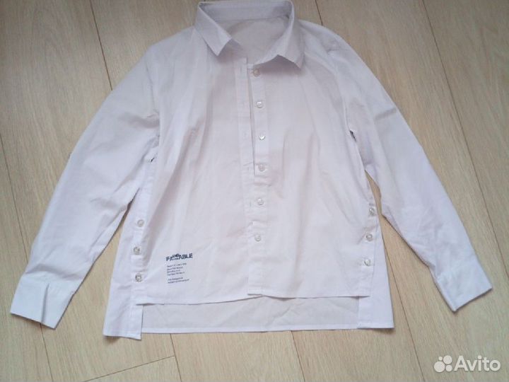 Блузка белая