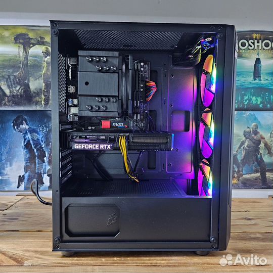 Игровой пк r5 5500/rtx 3060/16gb/512ssd