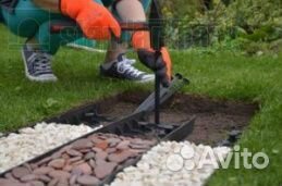 Бордюр ландшафтный пластиковый, высота 60 мм