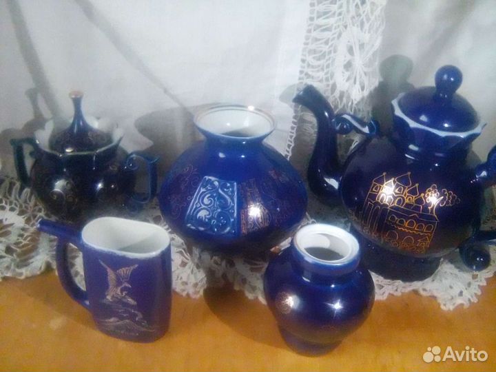 Синяя посуда СССР