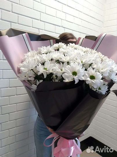 Букет цветов из хризантем