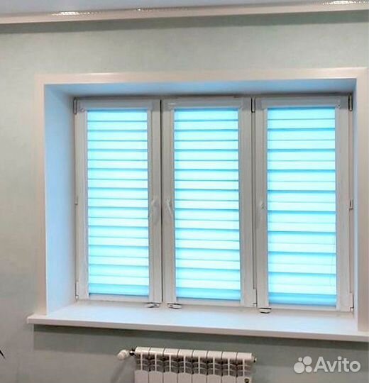 Рулонные шторы день ночь Большиково