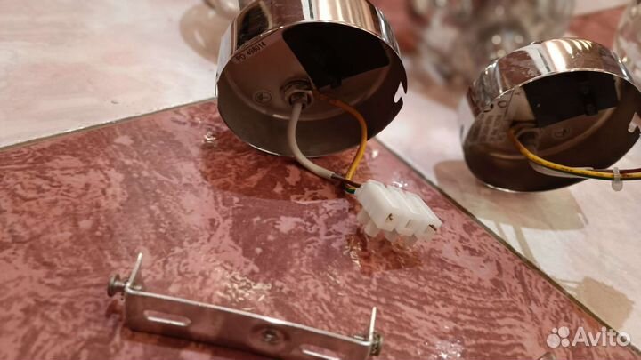 4 шт светильники-споты поворотные бу