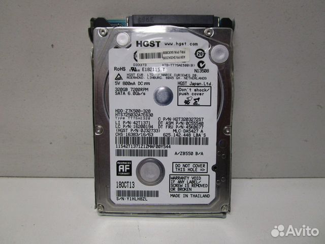 Жесткий диск 320Gb hgst HTS725032A7E630