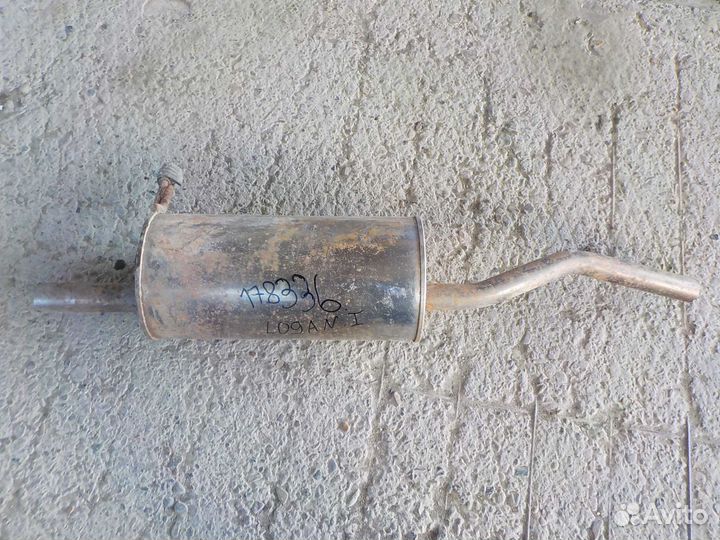 Глушитель renault logan