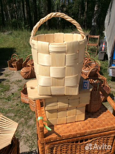 Корзина плетёная