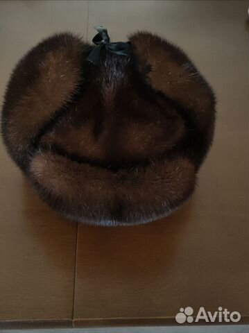 Норковая шапка мужская ушанка