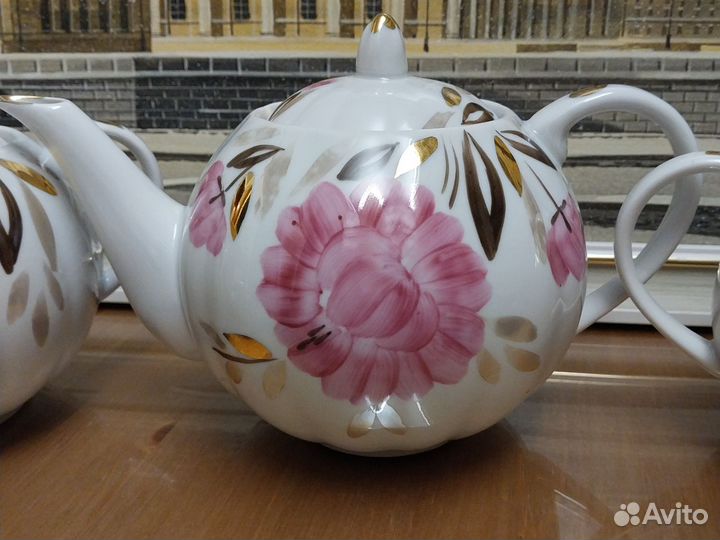 Сервиз чайный новый Дулево