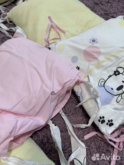 Комплект детского постельного белья с балдахином