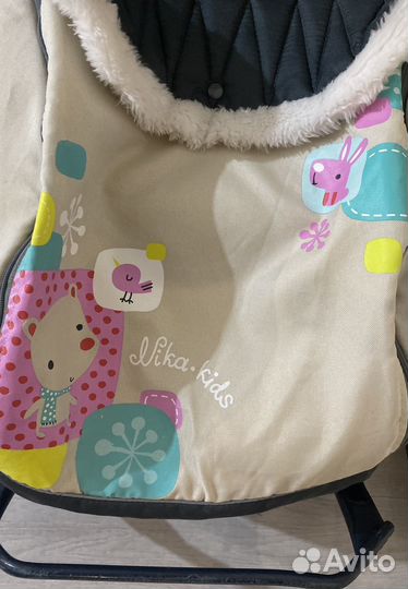 Детские санки коляска