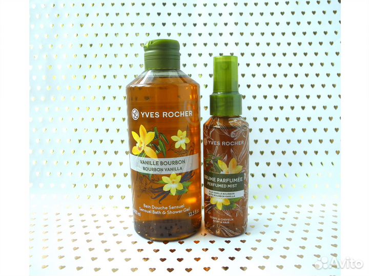 Набор Бурбонская ваниль Ив Роше: гель + спрей