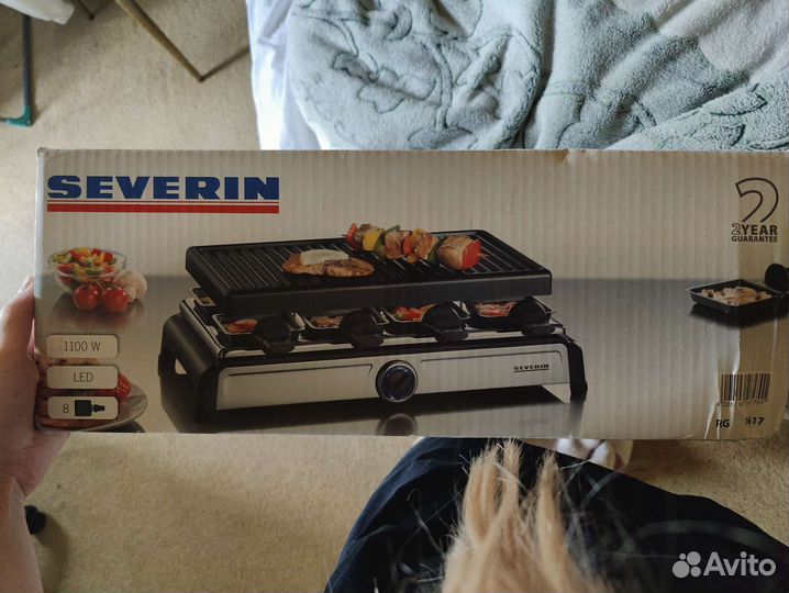 Электрогриль раклетница severin