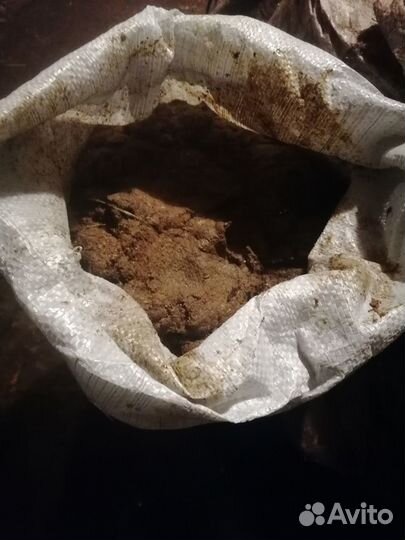 Навоз в мешках