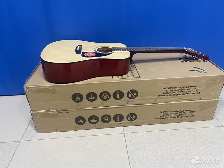 Акустическая гитара fender новая