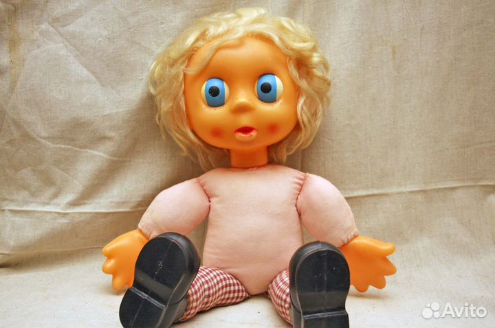 Игрушка кукла Глазастик фабрика Кругозор СССР