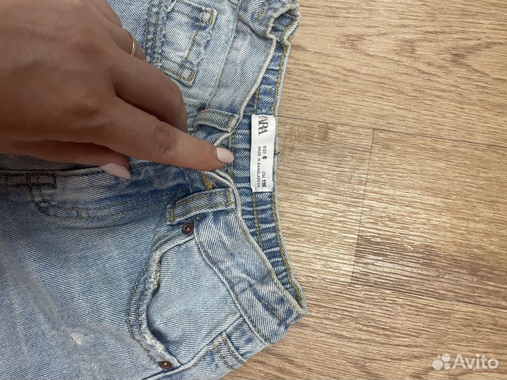 Джинсы zara для девочки 116