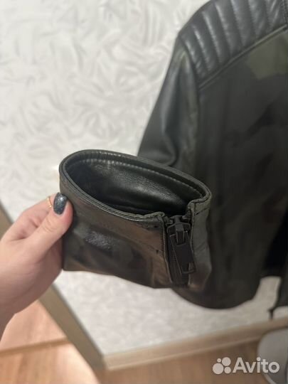 Кожаная куртка мужская