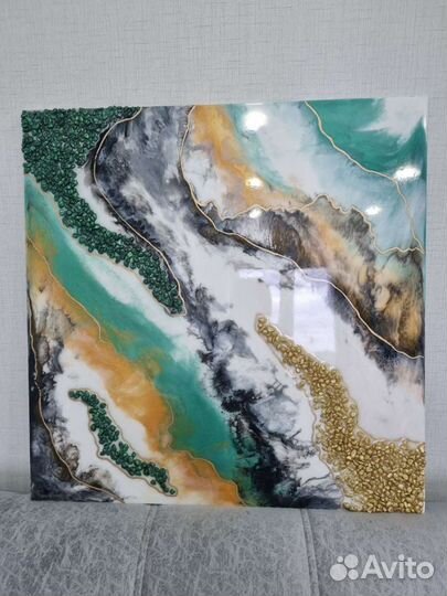 Интерьерная картина из смолы