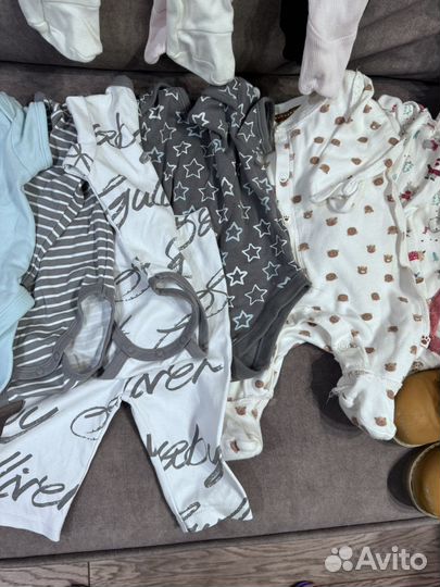 Детская одежда пакетом 0-9 мес