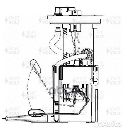 Модуль топливного насоса для а/м KIA Carens (06