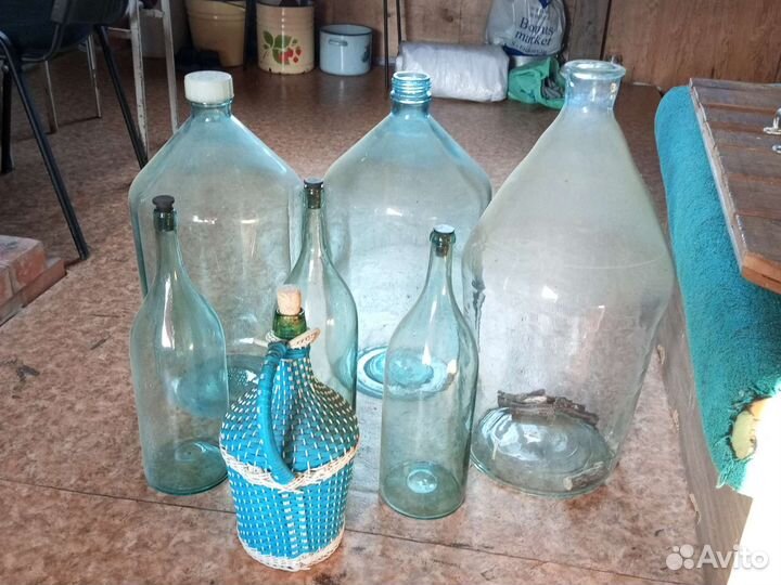 Бутылки стеклянные Царской России