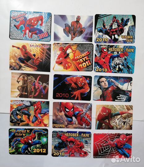 Календарики Человек-паук