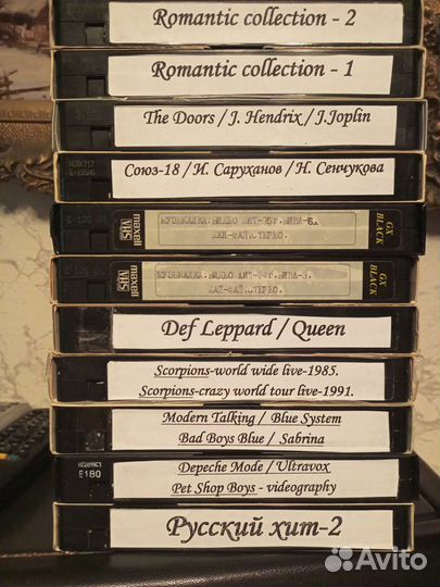Видеокассеты, vhs, музыкалка, MTV, viva, MCM