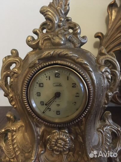Часы латунные винтажные Ретро
