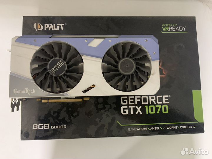 Видеокарта gtx 1070 8gb