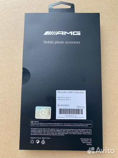 Оригинальный чехол Mersedes на iPhone 13